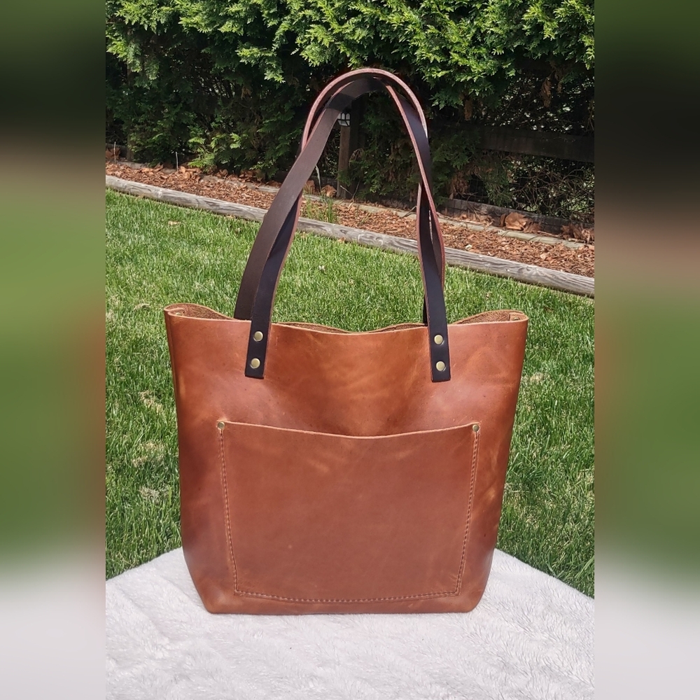 Portland Leather 🦄Unicorn 🦄 Mystery Brown Medium Classic Tote